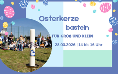 Osterkerze basteln