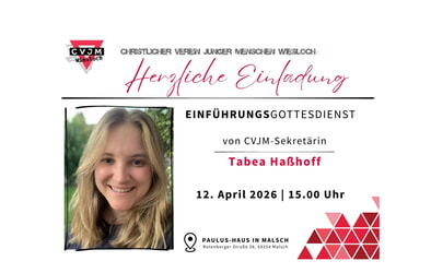 Einladung zum Einf&uuml;hrungsgottesdienst