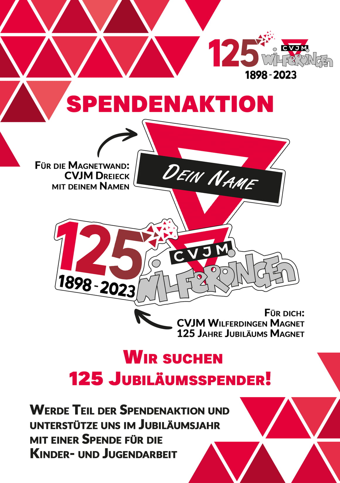 Spendenaktion Jubiläum